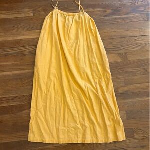 a new day Yellow Midi Dress